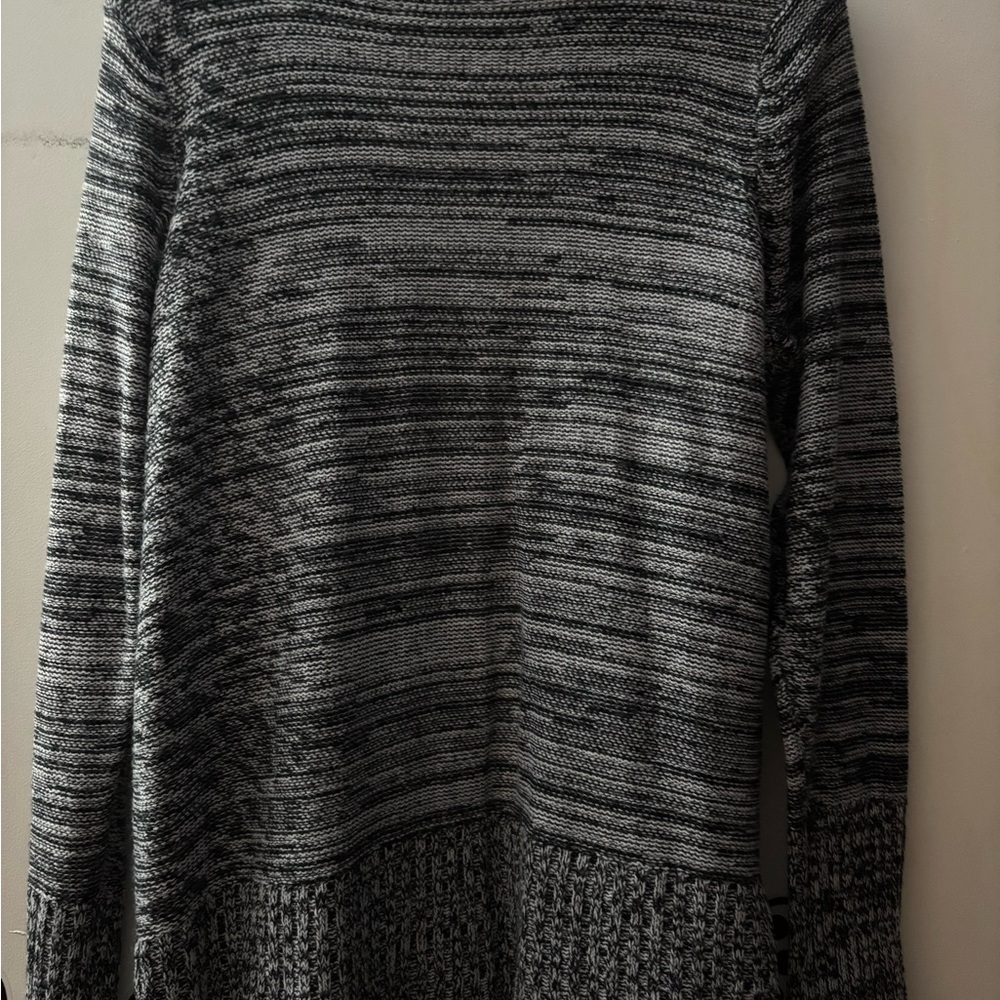 Jason Maxwell Black and White Cardigan Sweater - Picture 3 of 3